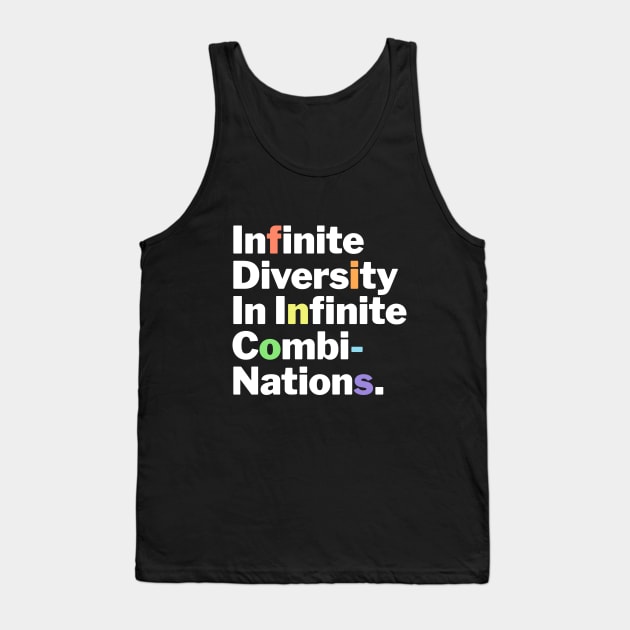 Infinite Pride Tank Top by AliensOfEarth